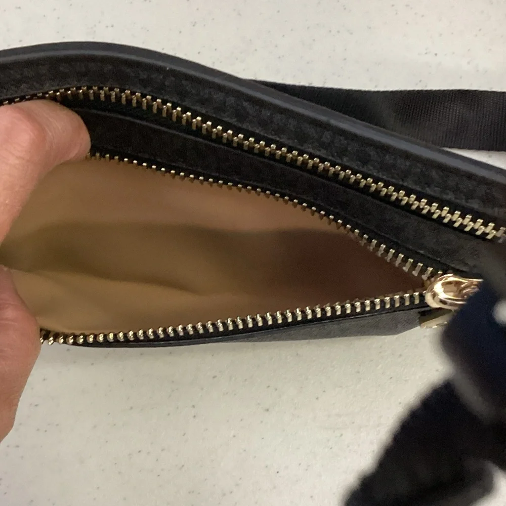 Michael Kors BNWOT Black Belt Bag with Gold Accents - Picture 4 of 5